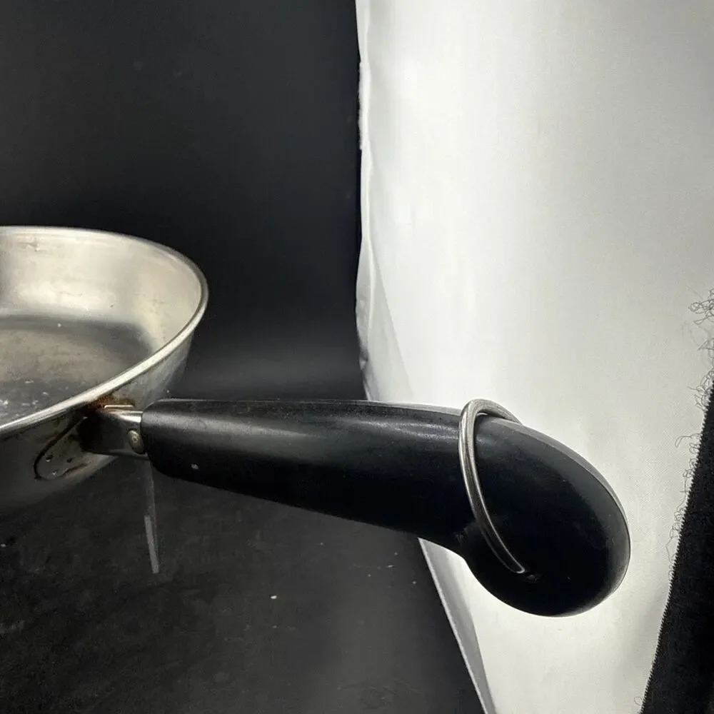 Vintage 1983 Revere Ware 10 In Skillet Fry Pan Stainless Steel Clinton ILL A83